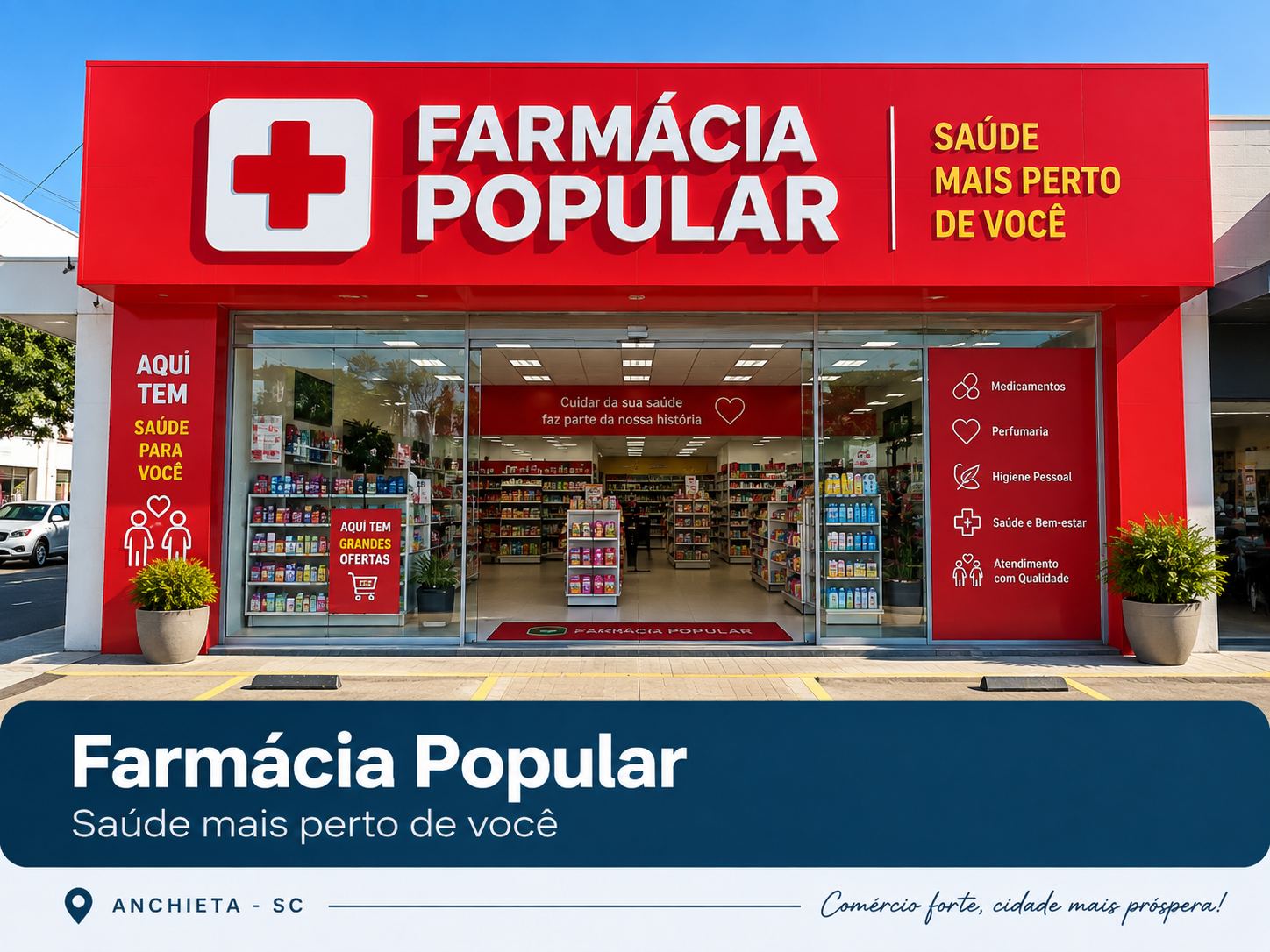 Exemplo de divulgação: Farmácia Popular