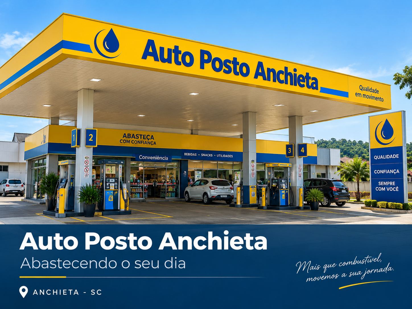 Exemplo de divulgação: Auto Posto Anchieta